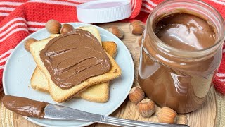 Crema Spalmabile alle Nocciole simil Nutella fatta in casa [upl. by Akanke129]