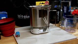 USGI Canteen Cup and Aluminum Stove Stand Test [upl. by Brecher]