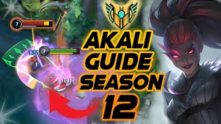 AKALI GUIDE SEASON 12  HOW TO MAKE A COMEBACK  WILD RIFT AKALI akali wildrift [upl. by Lorusso]