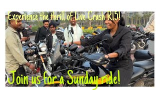 Sunday Ride live bike crash Vlog  Neelkanth star dhaba murthal  bike vlog  MOTO vlogger  explore [upl. by Andrews229]