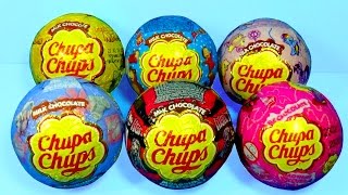 6 Chupa Chups surprise eggs MONSTER HIGH Disney PRINCESS Maya The Bee My Little PONY mymillionTV [upl. by Nnylirehs]