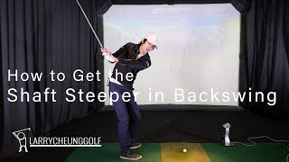 How to Get your Backswing Steeper [upl. by Iruyas302]