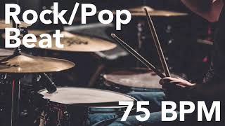 🤘 🥁 RockPop Basic Beat 75 BPM [upl. by Dine334]