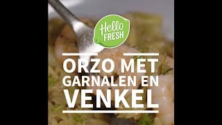 Orzo met garnalen en venkel [upl. by Othilia]