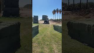 Loading hay in Parker AZ [upl. by Frodi]