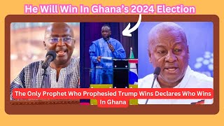 Prophet Who Prophesied Donald Trumps Win Declares Who Wins In Ghana [upl. by Ahsinod489]