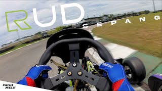 RUD Sepang Rotax Max Onboard [upl. by Elleuqar]