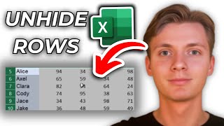 How To Unhide Rows In Excel [upl. by Fasto]