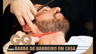 Como fazer uma barba bem acabada em casa l Corpo l GQ Brasil [upl. by Wendie]