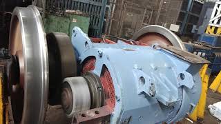 How to testing of AC TRACTION MOTOR with wheel set at 25kv [upl. by Wolfgang837]