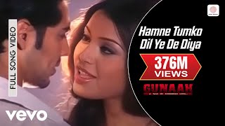 Hamne Tumko Dil Ye De Diya Full Video  GunaahDino BipashaAlka YagnikBabul Supriyo [upl. by Tneciv487]