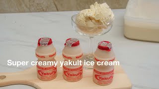 Super creamy yakult ice cream [upl. by Neelyhtak990]