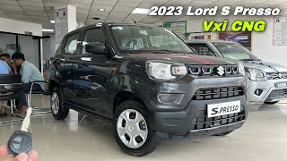 Maruti suzuki S presso Vxi CNG 2023 ❤️ Lord S Presso CNG Top Model 2023 [upl. by Melville891]