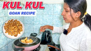 Kalkals Goan Sweet  कलकल  Kulkul Recipe  Christmas Recipes   Goan Couple [upl. by Orozco]