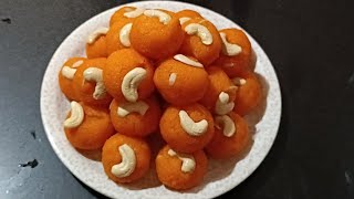 Aaj bnaye motichoor ke laddoo  bilkul aasan tarike se [upl. by Esadnac504]