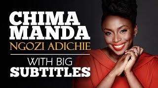 ENGLISH SPEECH  CHIMAMANDA NGOZI ADICHIE Be Courageous English Subtitles [upl. by Obara]