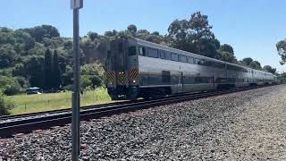 Railfanning at Eckley Pier near Crockett California at The Meet Up [upl. by Norel]