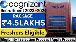 Cognizant Recruitment 2024  Cognizant OFF Campus Drive For 2024  2023 Batch Hiring [upl. by Ottilie]