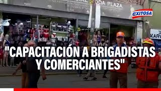 🔴🔵Sunafil capacitó en Gamarra Las Malvinas y Mesa Redonda para conformen brigadas de emergencia [upl. by Elgna323]