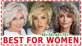 REJUVENATING💕HAIRCUT 2024 IDEAS Women over 506070 [upl. by Shir606]