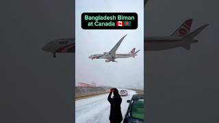 Bangladesh Biman at Canada 🇧🇩 Biman Bangladesh Airlines Dhaka to Toronto Flight  Bangladesh Edit [upl. by Norad727]