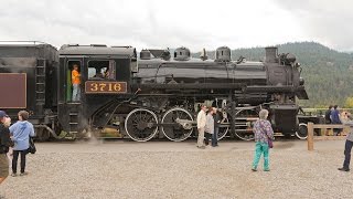 Kettle Valley Steam Railway Summerland BC 2015Aug30 [upl. by Ardeid]