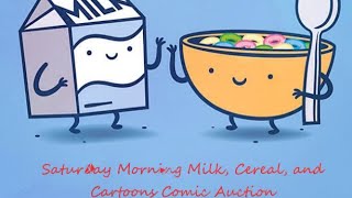 Sandz Saturday Morning Cartoons and Cereal  Comics Claim and Auction [upl. by Shama]