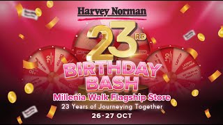 Celebrate Harvey Norman’s 23rd Birthday Bash with up to 85 off [upl. by Akiaki]