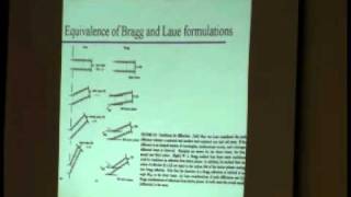 Introduction to Crystallography Lecture 6 — Diffraction [upl. by Idnarb911]