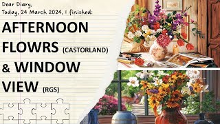 Which puzzle is your favorite Castorlands Afternoon flowers or RGSs Window View [upl. by Hennessy]