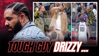 Drake Turns Into TOUGH GUY and Stares Down Demar Derozan [upl. by Ofilia688]