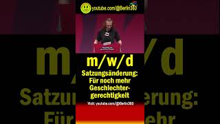 Geschlechtergerechtigkeit Bundesparteitag LinkeBPT Inklusion Menschenrechte DieLinke SED PDS [upl. by Potter]