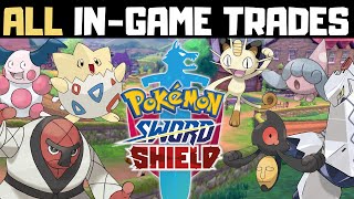 All InGame Trade Locations in Pokemon Sword and Shield [upl. by Gusti286]