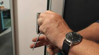 How to Adjust Shower Door Hinges [upl. by Esened]