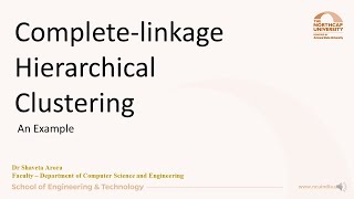 CompleteLinkage Hierarchical Agglomerative Clustering  An Example Solved Numerical stepbystep [upl. by Yenroc]