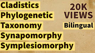 Cladistics  Phylogenetic Taxonomy  Synapomorphy  Symplesiomorphy  CSIR NET Life Sciences [upl. by Ailaht]