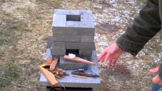 How to build a better brick rocket stove for 10 [upl. by Jeralee778]