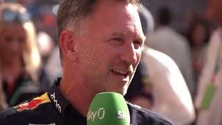 Christian Horner Post Race interview Italian Grand Prix f1 christianhorner [upl. by Pammi]