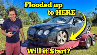 I Bought a Flood Totaled Bentley for 9000 with a quotReally Low Water Linequot [upl. by Armillas]