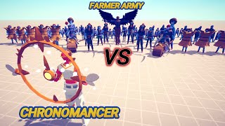 Chronomancer VS Farmer Army Totally Accurate Battle Simulator TABS Gaming [upl. by Auqinihs21]