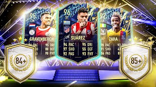 OPENING 85 x20 AND 84 x25 PACKS FOR TEAM OF THE SEASON FIFA22 ULTIMATE TEAM [upl. by Narcho172]