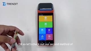 TRENDIT S680 Android POS terminal  Demo video [upl. by Garrott814]