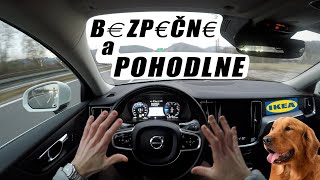 ZA VOLANTOM aj o šteniatkách  Volvo V60 T6 AWD Recharge [upl. by Nerwal]