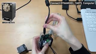 How to use Arduino Uno with DYNAMIXEL  Dynamixel Shield walkthrough  Arduino Setup for DYNAMIXEL [upl. by Lira288]