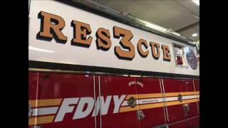 NEW SERIES  SHOWCASING DETAILED PHOTOGRAPHS OF FDNY RESCUE 3 ON WASHINGTON AVENUE IN THE BRONX [upl. by Akcimahs]