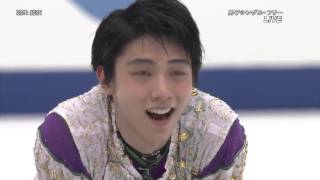 羽生結弦 NHK杯フリー 21607点（総合32240点） Yuzuru Hanyu FS [upl. by Suoivart143]