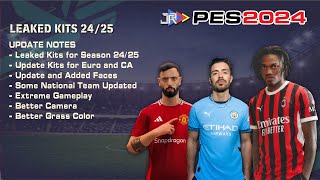 PES 2024 PS2 aethersx2 Leaked Kits Season 2425 JrPlay indonesia [upl. by Tita]