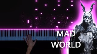 Donnie Darko  Mad World Piano Version [upl. by Nnaihs]