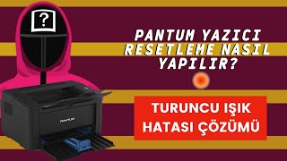 pantum P2500 Turuncu Işık Hatası Çözümü Toner Chip reset Pantum firmware Fix [upl. by Abrahams]