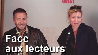 Eric Lavaine Alexandra Lamy et José Garcia face aux lecteurs de Sud Ouest [upl. by Barby311]